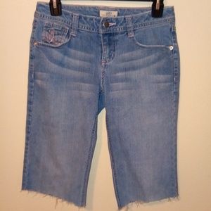 SO Blue Jean Bermudas Shorts Cut Offs Size 3
